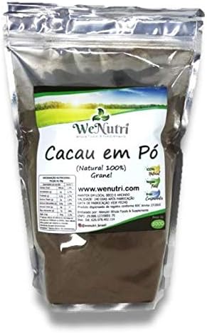 Cacau em Pó Natural 100% 500g Wenutri Cacau em Pó Natural 100% 500g Wenutri