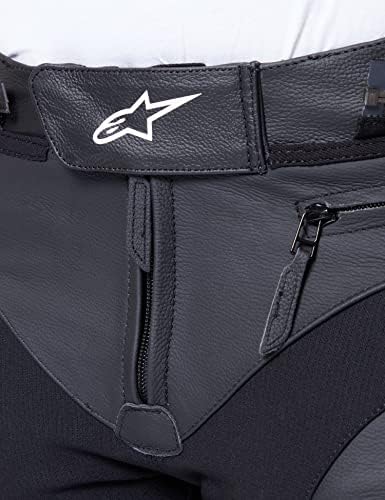Alpinestars Missile V3 Motorcycle Leather Trousers (Black/White