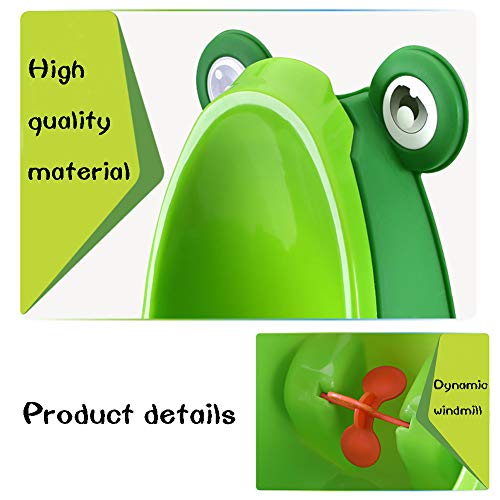 Frog Pee Training,Cute Frog Potty Training Urinal for Boys with Funny Aiming Target,Frog Shape Pee Trainer - Thumbnail 4