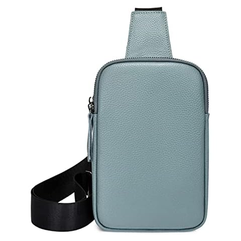 Travistar Small Sling Bag for Women Men Teenager Girl Boy Fashion Sporty Chest Bag Crossbody Shoulder Bag Leather Mini Phone Purse Fanny Packs with Adjustable Wide Strap Cover