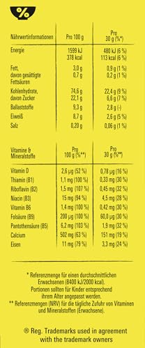 Nesquik Nestlé Nesquik Knusper-Frühstück, Schoko Cerealien mit Vollkorn, 1er Pack (1x 330g)