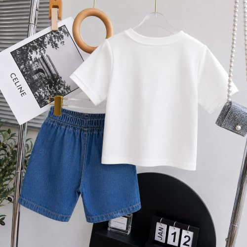 Image of Googo Gaaga Boy's Cotton Short Sleeve Printed Tshirt and Half Pant Set