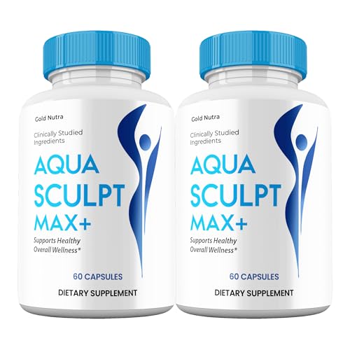 Aqua Max Capsules Advanced Formula, AquaMax+ Pills Supplement High Potency Vitamin 60 Capsules per Bottle (2 Pack)