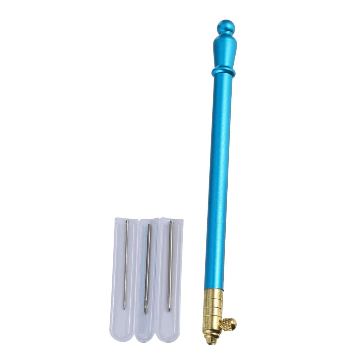 NUOBESTY 3sets Aghi da Ricamo con Manico Ergonomico e Strumenti per Cucitura Kit Completo per Creare Braccialetti e Design Unici Facile da Usare Leggero e Resistente per Hobby Creativi