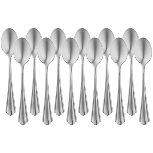 Amazon Basics - Cucchiaino da caffè in acciaio