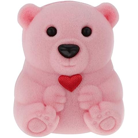 Bear Shaped Ring Box for Engagement Cover