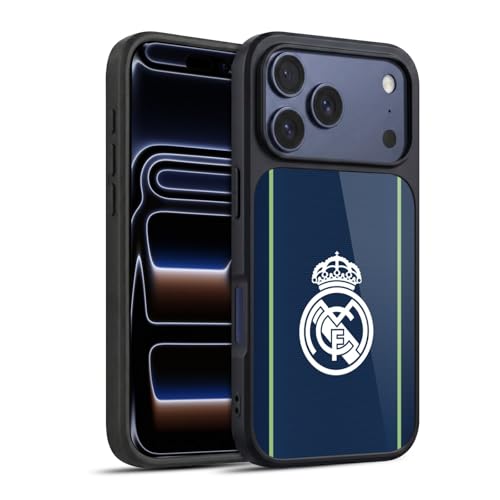 Coque Real Madrid CF iPhone 17 Pro antichoc de qualité militaire bleu