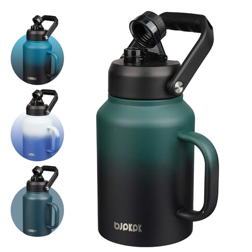 Image of BJPKPK 64oz Stainless Steel Water Bottle, Half Gallon Insulated Water Jug