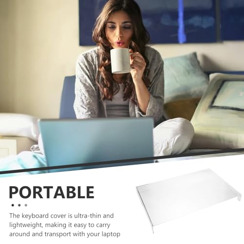 Protector de teclado para laptop 17.3 pulgadas acrílico transparente miniatura 5