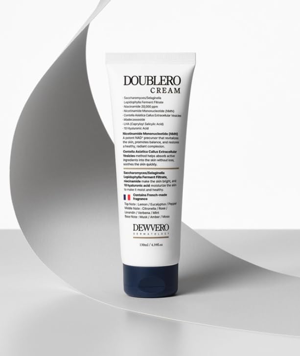 Amazon.com : DEWVERO DERMATOLOGY DOUBLERO CREAM 130ml / 4.39 fl.oz