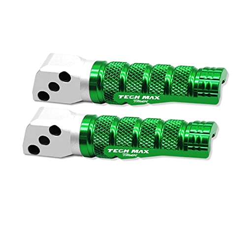 Cales-pieds TMAX 560 passager pour un duo confortable en Tech Max vert lors de vos balades