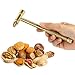 6 in 1 Micro Mini Multifunction Copper Craft Hammer & Screwdriver Hand Tools Ideal for Watchmaker Jewelers and Walnut eaters