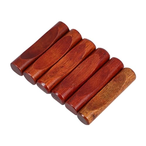 Alipis 6Pcs Wooden Spoon Rest and Japanese Style Chopstick Holder Elegant Dining Table Utensil Stand for Forks and Spoons Home Decor Accessory for Clean Eating