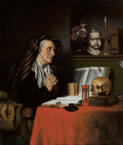 Tableau Toile Nicolaes Maes pour remplacer un mur vide par de l'émotion