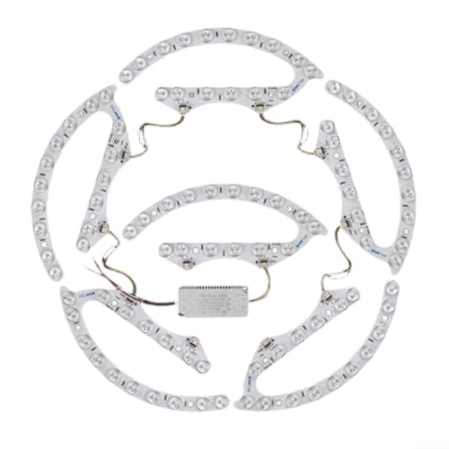 Plafonnier LED plastique 3 couleurs à intensité variable avec aimant lot de 6
