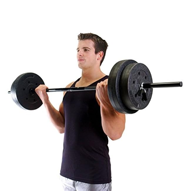 CAP Barbell 100 LB Vinyl Weight Set