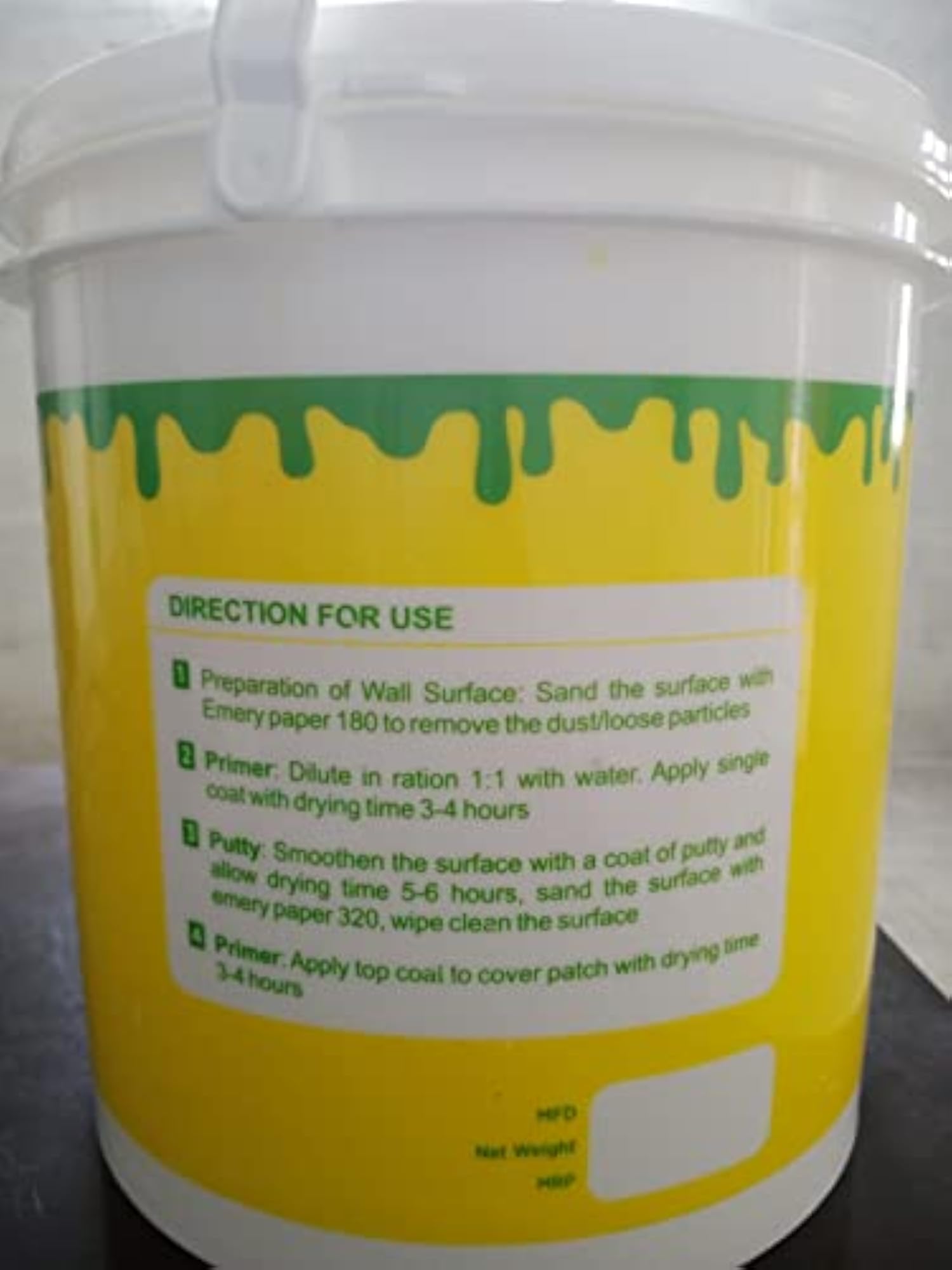 Organic Wall Primer Interior, 10 L