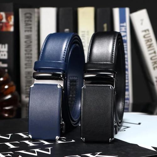 Men Belt Metal Automatic Buckle Genuine Leather Belt Men's Belt Luxury Leather Belts for Men Male Belts3
