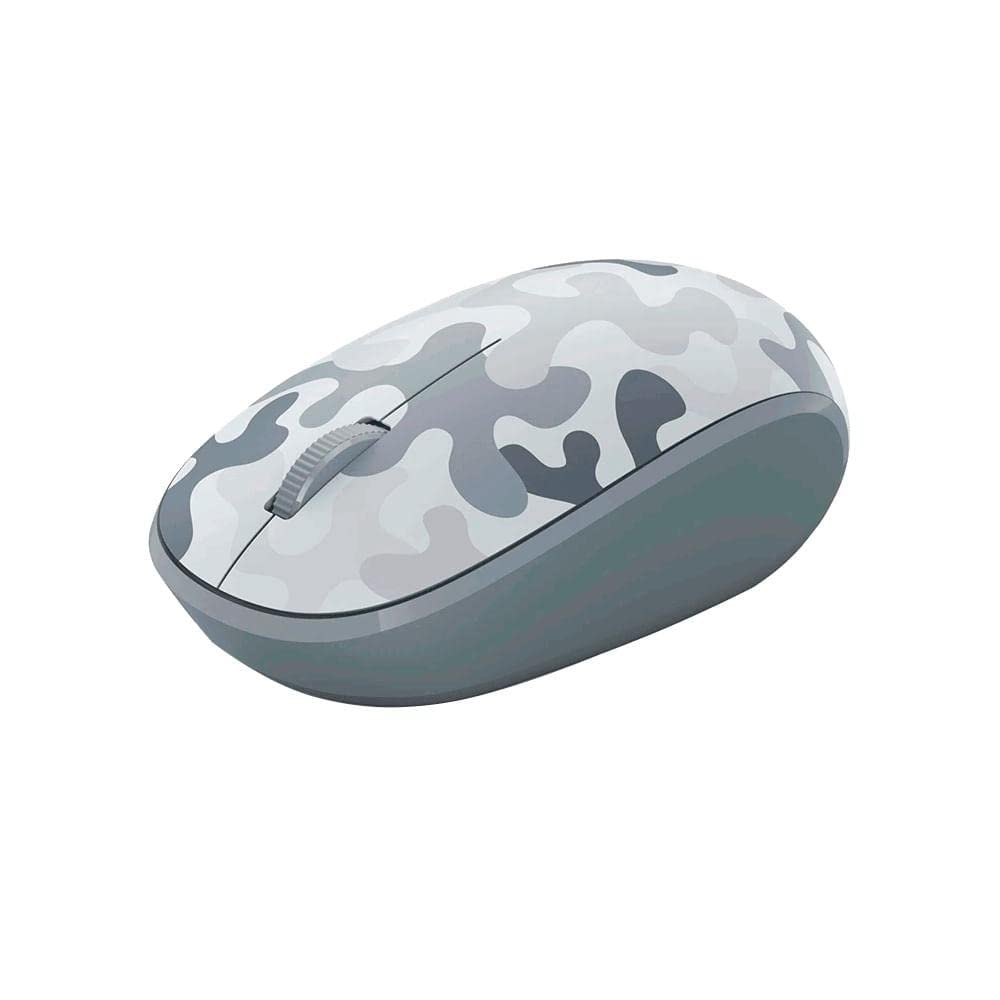 Microsoft Bluetooth Mouse - Arctic Camo. Compact, Comfortable Design, Right/Left Hand Use, 3-Buttons, Wireless Bluetooth Mouse for PC/Laptop/Desktop, Works with for Mac/Windows Computers