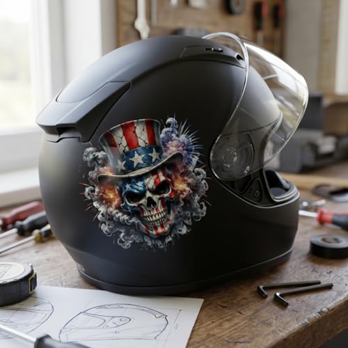 Image of 2-Piece USA 250th Anniversary Patriotic Car Decal | Vinyl bumper and window decal for trucks; 1776-2026 commemorative design