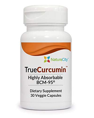 True-Curcumin with Turmeric Essential Oil & BCM-95 - Highly Absorbable Curcumin Provides Joint & Cognitive Support