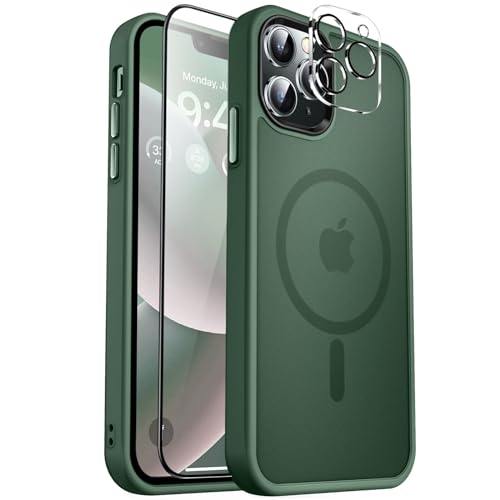 Image of MOCCA Magnetic Shockproof for iPhone 12 Pro Max Case,Midnight Green
