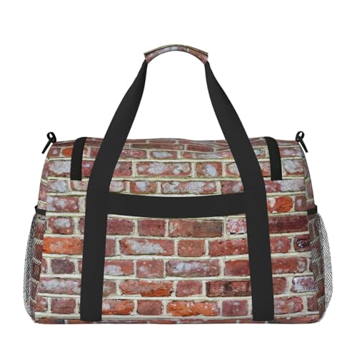 Old Brick Travel Duffle Bag – Large Capacity Hand & Shoulder Bag For Sports, Gym, Fishing & Outdoor Adventures2