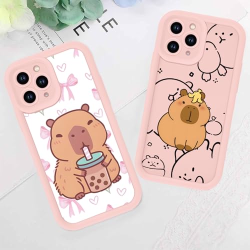 Coque antichoc Capybara iPhone 17 Pro Max protection silicone TPU
