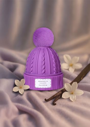 Image of NASEEM Wrapped In Cashmere Women's Perfume 80ml | Floral & Fruity Eau de Parfum | Freesia, Lemon, Strawberry & Vanilla Notes | Long-Lasting Elegant Fragrance