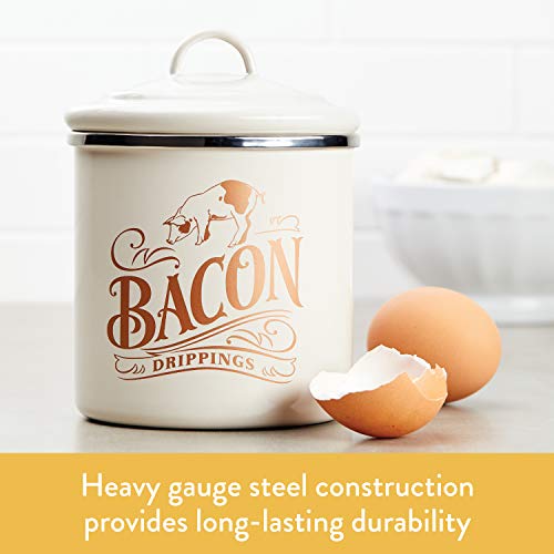 Ayesha Curry Enamel on Steel Bacon Grease Can / Bacon Grease Container