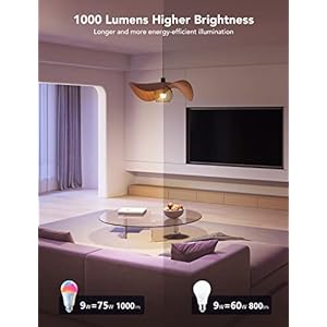 Govee led smart light bulbs 1000lm color changing light bulb wi fi bluetooth light bulbs work with alexa and google assistant dimmable rgbww a19 75w equivalent smart bulbs 2 pack  urban country home decor