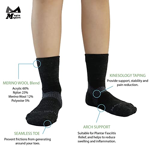 Image of M Magic Sport Morandi Merino Wool Above Ankle Socks, Men and Women, Jogging, Hiking, Cycling