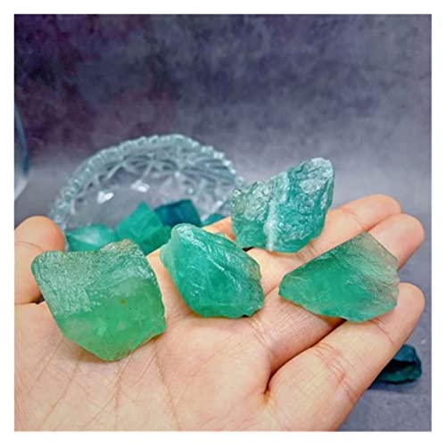 Cristal vert fluorite pierre naturelle spécimen minéraux brut 50g