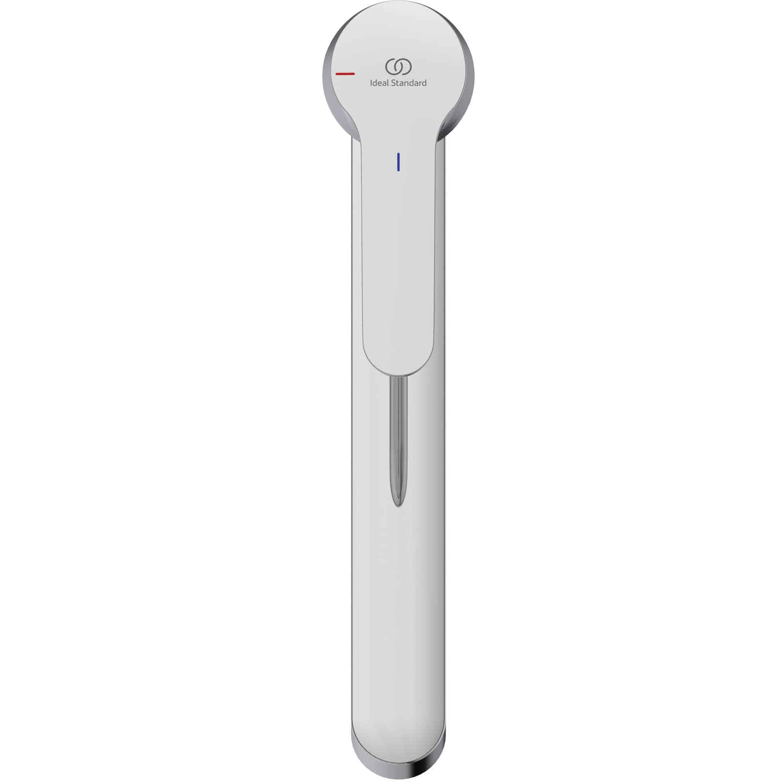 Ideal Standard – Ceraflex Küchenarmatur, mit hoch angesetztem Rohrauslauf, mit FirmaFlow Kartusche, Schwenkbereich 360°, BlueStart, Schnellmontagesystem EasyFix, Chrom