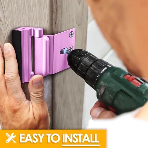 Image of Home Security Door Lock Door Reinforcement Lock Door Locks for Kids Safety Flip Door Lock Latch Childproof Night Lock Door Security Front Door Child Safety Lock
