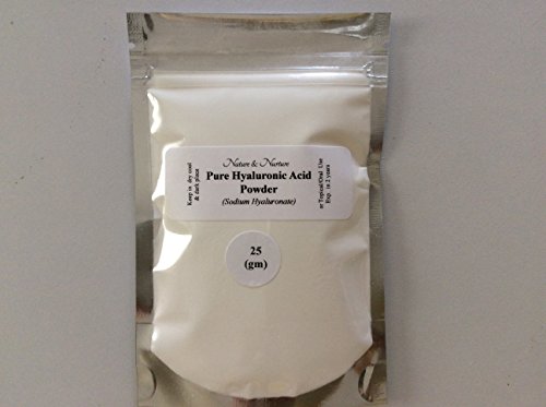 HYALURONIC ACID POWDER Pure (25 gm) Anti-aging,Wrinkle-filler - Topical/Oral Use