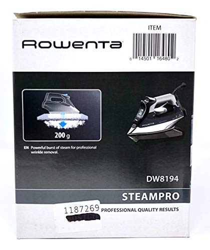 Rowenta Steam Pro Professional Iron 1800 Watt With Auto On/Off, 400 Hole #TOP6