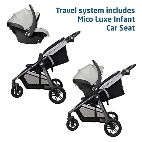 Maxi-Cosi Gia Xp Luxe 3-Wheel Travel System, Nimble 3-Wheel Maneuverability With All-Terrain Tires And Front-Wheel Suspension, Midnight Moon #TOP7