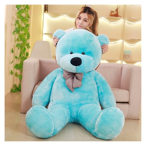 KUKUShining Orsacchiotto Gigante Morbido, Peluche Giocattolo Relax Confortevole Decorazione Casa Adorabile Regalo Perfetto Bambine Ragazze(Blue,100cm/39.4in)
