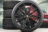 Porsche 911 992 20"+21" Carrera S Sommerräder Satz schwarz/wheels