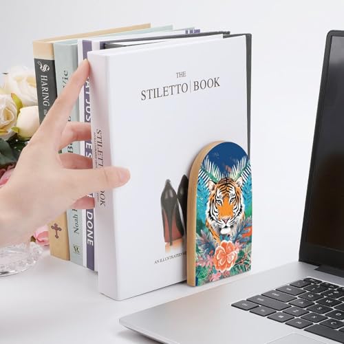 Serre-livres réglables anti-chute support bois et fer robuste