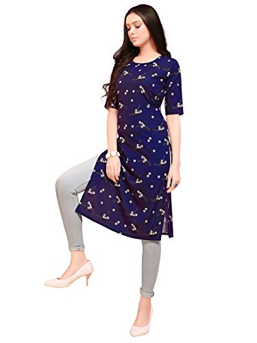 Image of Sanisa Women's Crepe Printed Kurta