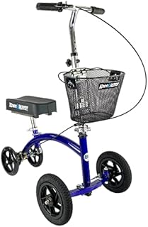 KneeRover Hybrid Knee Walker - All New Featuring KneeCycle Knee Scooter with All Terrain Front Axle Upgrade