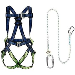 Arnes Anticaida Eslingar LXYYSG Arnes de Seguridad, Juego de Arnés Anticaidas Anticaida Arnes de Seguridad, Kits de Arnés de Seguridad, para Trabajo Aéreo, Electricista, Exteriores, Construcción
