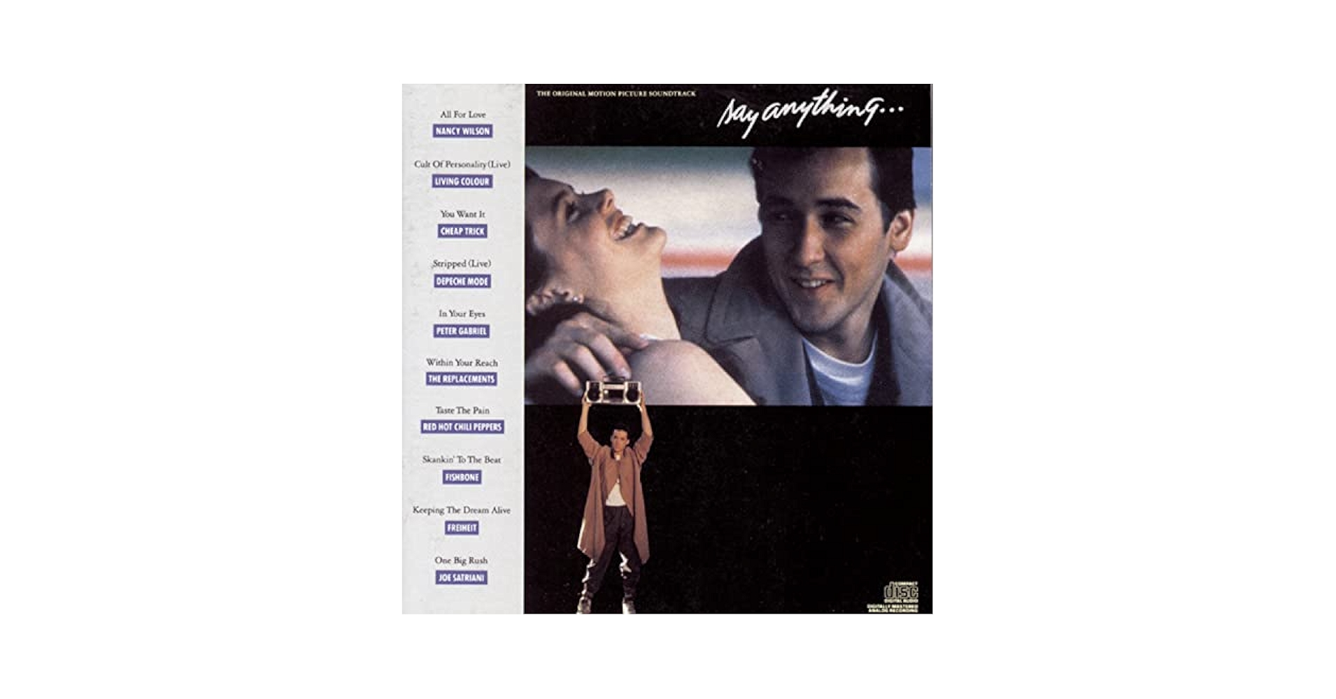 【USプレス/サントラ2枚組】セイ・エニシング　　1989年アメリカ映画 Say Anything 1989 DVD 2002 Special Ed. John Cusack John