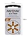 Rayovac Extra Advanced, size 312 Hearing Aid Battery (pack 60 pcs)
