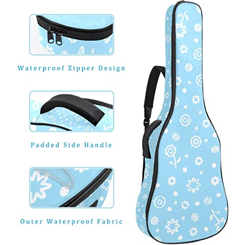 Housse de transport étanche pour guitare avec bandoulière réglable Motif dauphin sautant et coucher de soleil… - Les Beatles, Paul McCartney, John Lennon, RIngo Starr, George Harrison Housse de transport étanche pour guitare avec bandoulière réglable Motif dauphin sautant et coucher de soleil… – Image 5