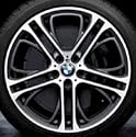 Original BMW Alufelge X3 F25 M Doppelspeiche 310 in 20 Zoll für hinten