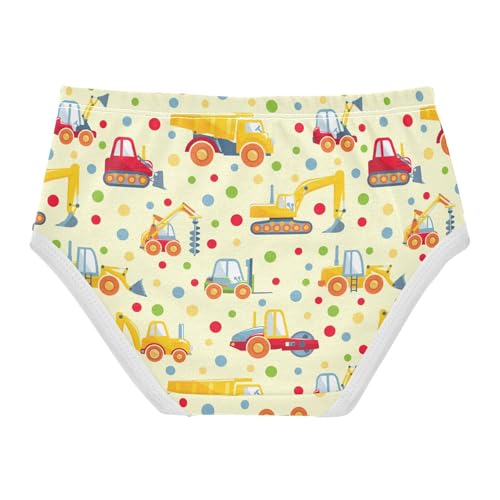 Little Girl Underwear Toddler Panties Kids Undies Vehicle Cars Trucks Cartoon Soft Cotton Briefs 2T-8Y2