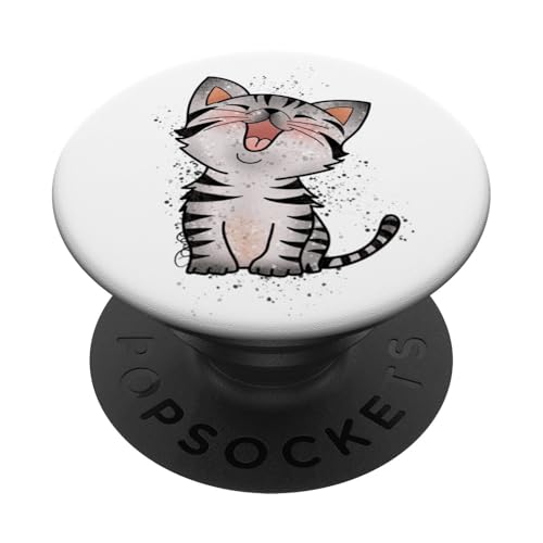 Süßes Kätzchen - Katzen Katzenliebhaber PopSockets Adhesive PopGrip